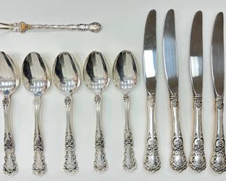 Vintage Gorham Sterling Silver Cutlery - 13 Pieces (total Weight 23 Ounces) Lot #: 17