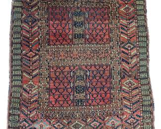 Antique Hand Woven Persian Rug 43x56 Lot #: 35