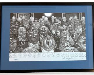 Art Spiegelman (1991 American) Limited Edition Numbered & Signed Lithograph "Full House" Lot #: 45