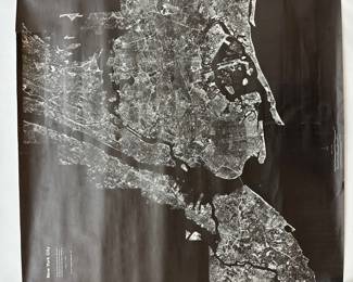 1969 New York City Aerial Mosaic Photograph From The City Planning Commission, Unframed Lot #: 23
