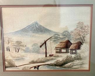 Chinese silk embroidery
