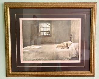 "Master Bedroom" by Andrew Wyeth