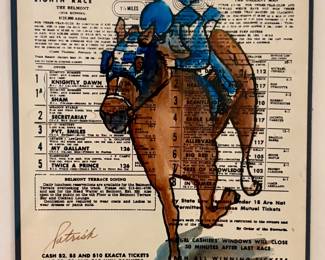 Patrish original watercolor Secretariat