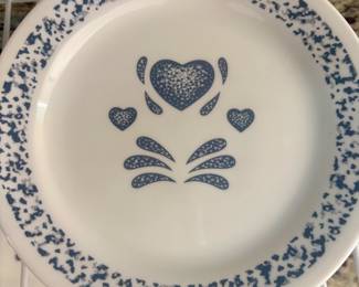 Corelle sponge heart dishes