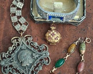 Amazing Antique and vintage costume jewelry 
