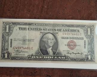 Hawaii silver certificate