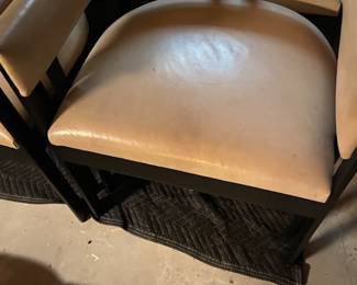 Leather and Iron Chair