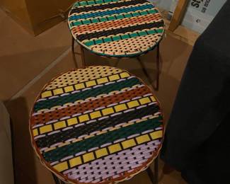 Marni Circus Reel Small Woven Tables