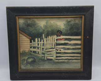 Antique Watercolor Painting