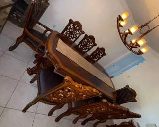 Acme Dinning set $650 Real Wood Modern