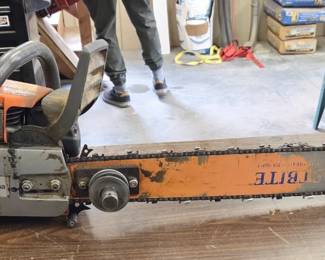 60.1.Husqvarna 576XP chainsaw, long bar extra bar