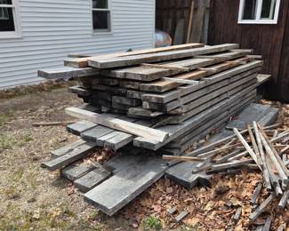 81.1.Stack of cut planed boards