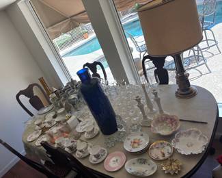 Vintage glassware