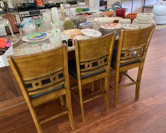 Barstools, kitchen goods, etc.