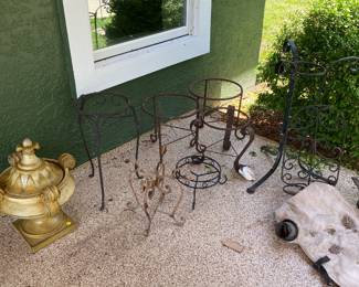 Plant stands, etc.