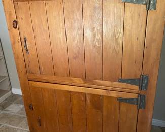 Large vintage wood cabinet