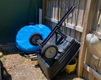 Utility trailer and little pools