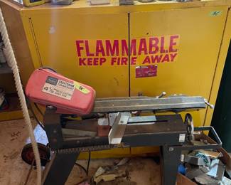 Pr yellow metal fireproof  cabinets metal horizontal cutting band saw 