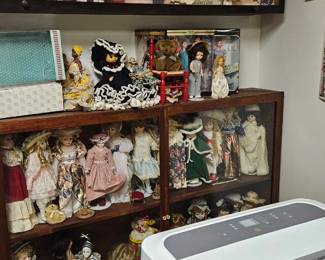 Collection of dolls