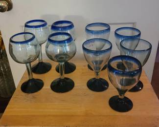 Mexican wine/water glasses