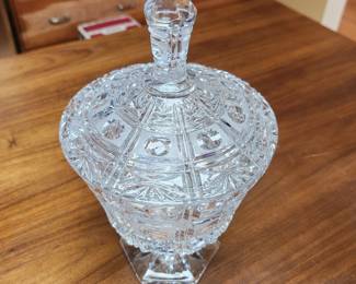 Crystal covered dish