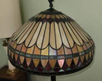 Stained glass floor lamp