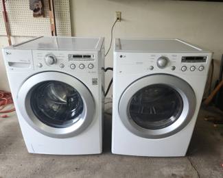 LG front load washer and dryer (they do both work)