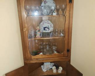 Vintage corner cabinet