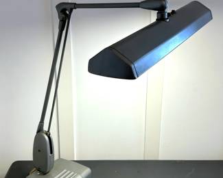 Vintage mid century industrial Dazor adjustable desk lamp