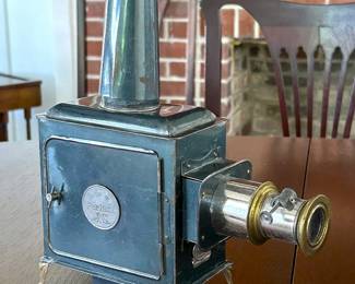 Antique Victorian Perfekt Magic Lantern from Germany