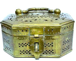 Brass Cricket Box