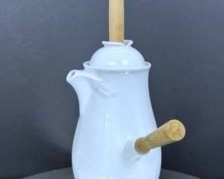 French Pillivuyt Porcelain Hot Chocolate Pot