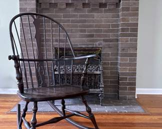 Antique Windsor Rocking Chair