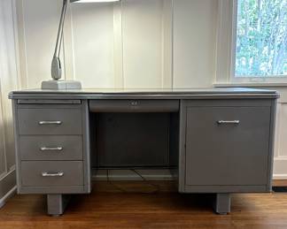 Vintage mid century 'Tanker' desk