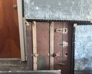Vintage storage trunks