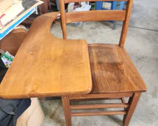 Vintage school desk