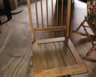 Vintage folding chair
