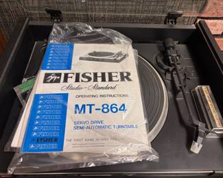 Fisher MT-864 Semi-Automatic Turntable