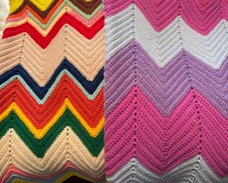 Crocheted Throw Blankets
