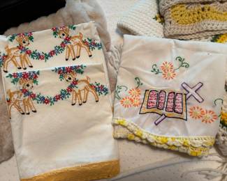 Floral Embroidered Pillow Cases
