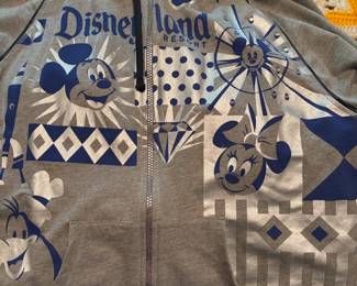 Disney Parks Disneyland 60th Anniversary Diamond Celebration Grey Full-Sip Hoodie