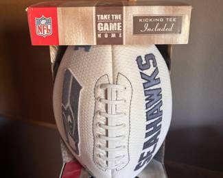 Seattle Seahawks Collectible Full-Size Football in Original Packaging
