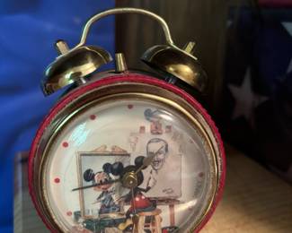 Disney Mickey Mouse Self Portrait Alarm Clock