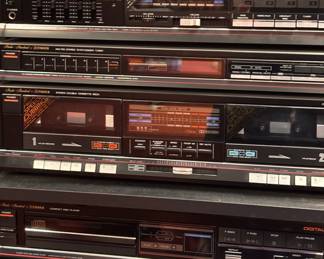 Fisher Stereo Amplifier CA-871, Fisher Tuner FM-871, Fisher Cassette Deck CR-W870