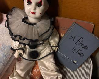 Engel Puppe German Pierrot Clown Doll
