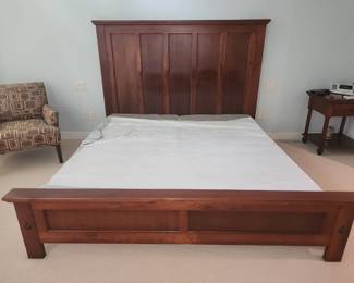 King bed by Arhaus