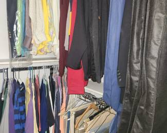 Assorted men's clothing