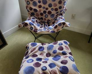 Chair and ottoman