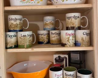 collectible Starbucks mugs