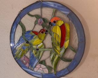 hanging stained glass